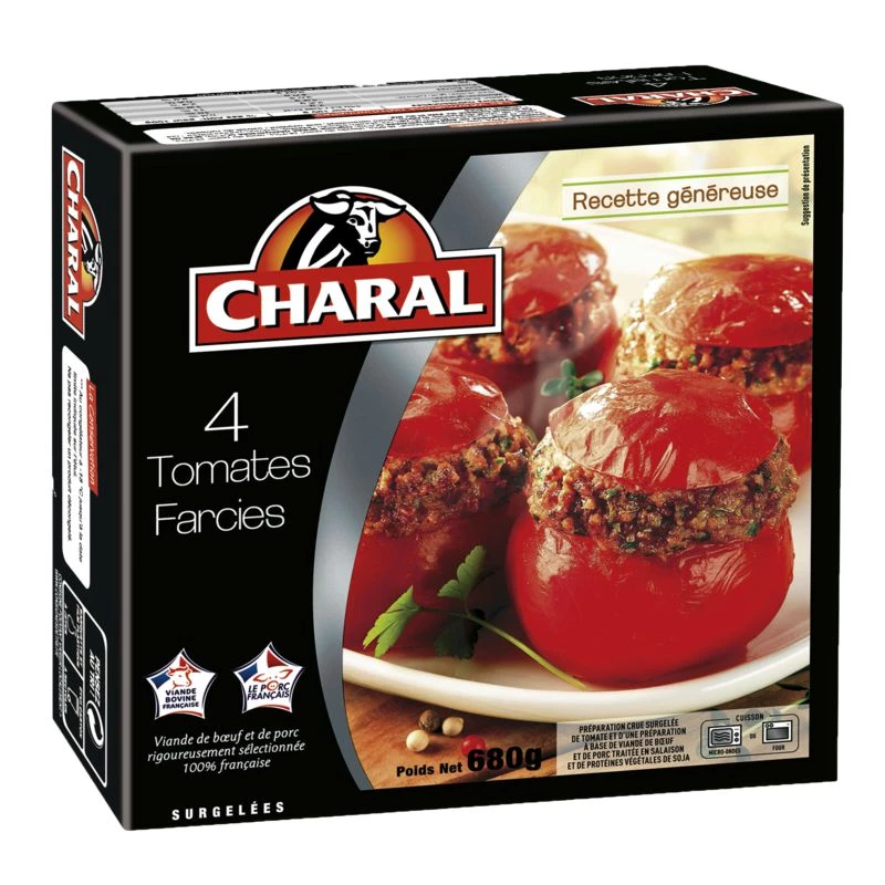 Tomates farcies x4 680g - CHARAL