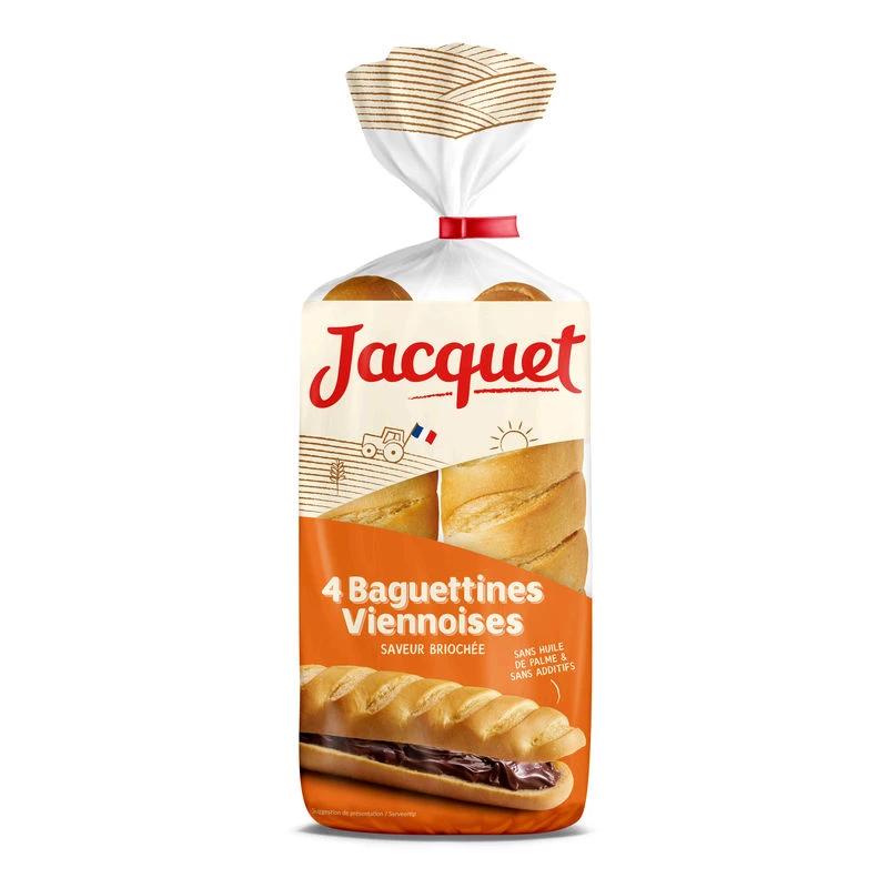 Baguette Viennoise Brioche X4 - JACQUET