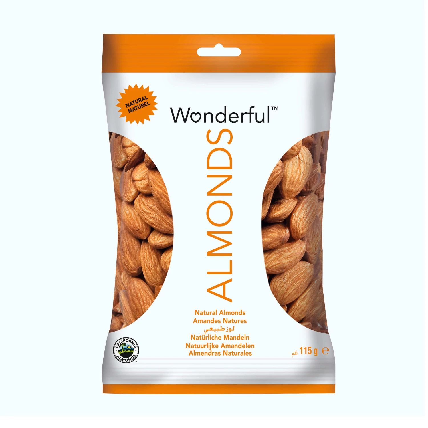 Amandes Nature 115g - Wonderful