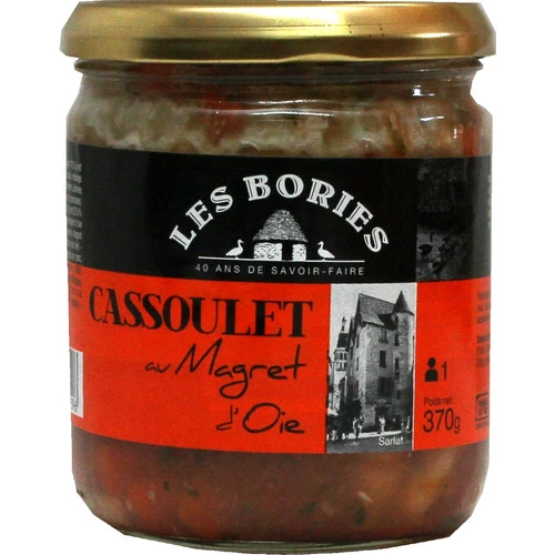 Les Bories Cassoulet au Magret d'Oie 370g