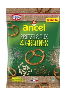 Bretzels aux 4 Graines, 125g - ANCEL