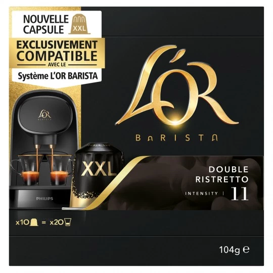Café Capsules Double Ristretto; x10; 104g - L'OR