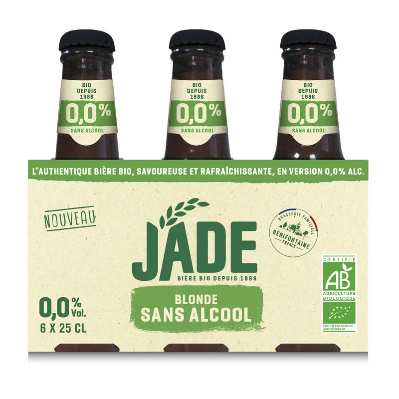 Jade Sans Alcool 6x25cl 0d
