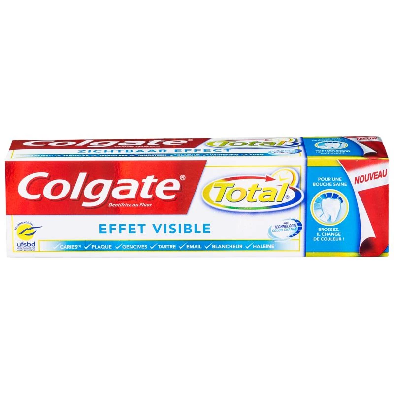 Dentifrice Total effet visible 75ml - COLGATE