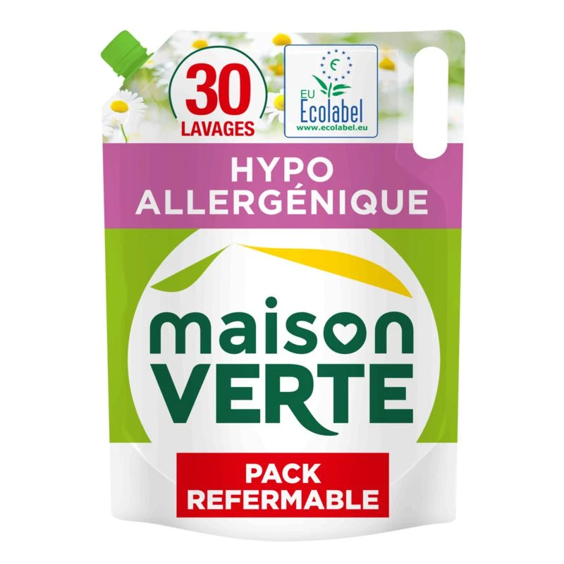 Detergente hipoalergénico Ecolabel com óleos essenciais 1,92l - MAISON VERTE