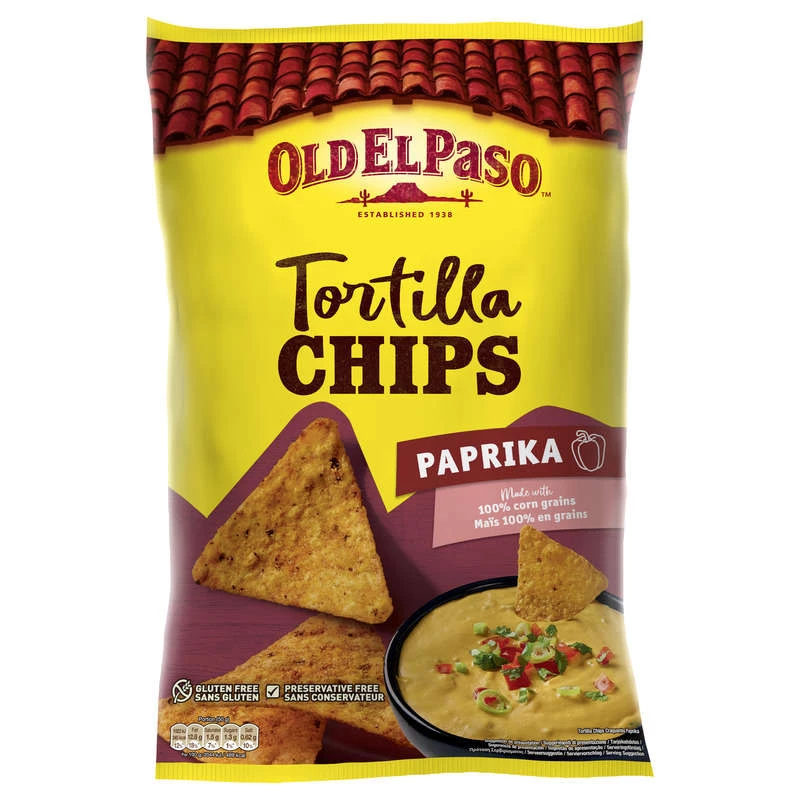 Tortilla Chips Paprika 185g