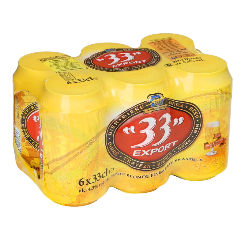 Bière Blonde 6x33cl - 33 export