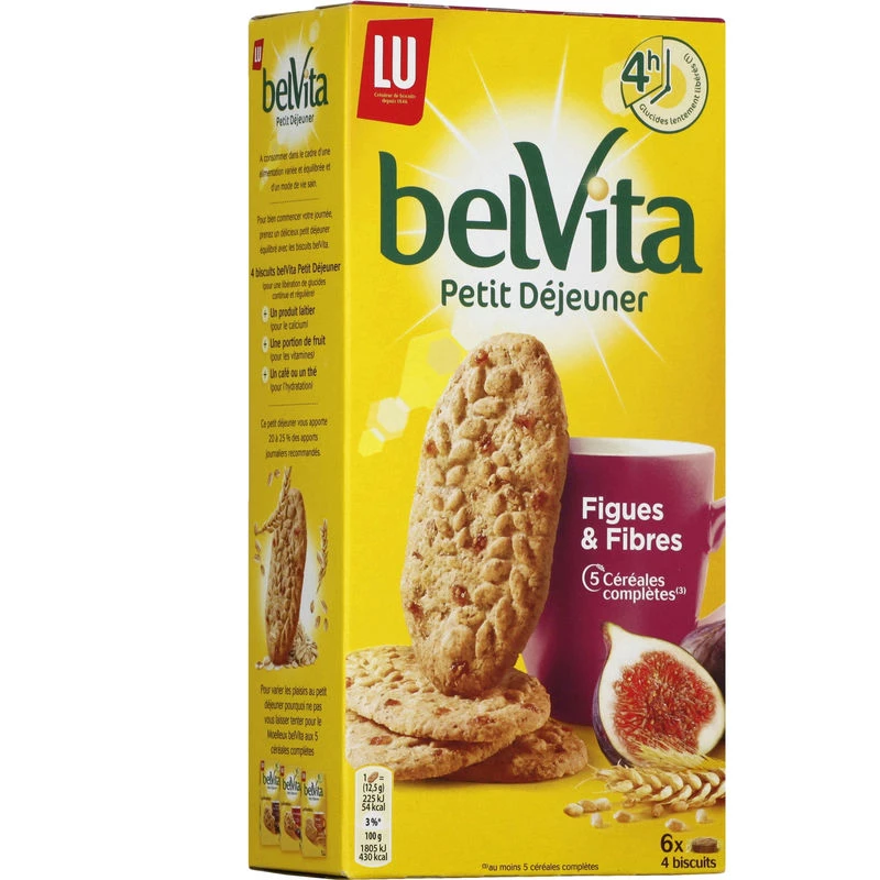 Biscoitos de figo/ fibra/ cereais BELVITA 300g - IE
