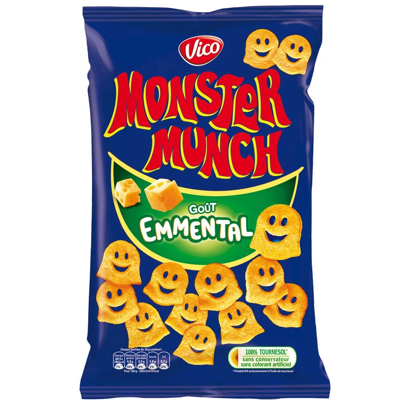 Chips goût emmental 85g - MONSTER MUNCH