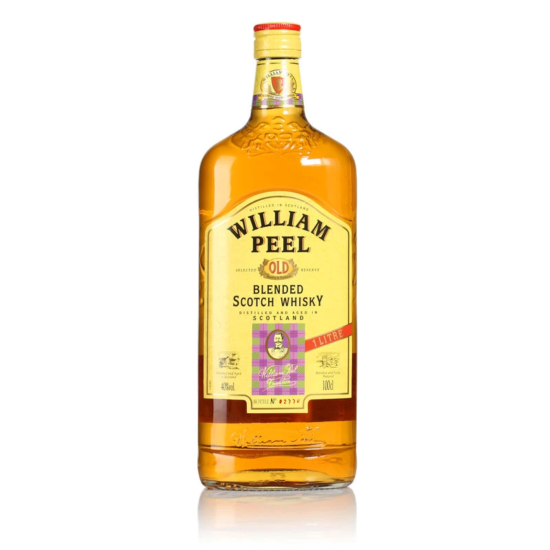 Blended Scotch Whisky, 40°, bouteille de 1l, WILLIAM PEEL