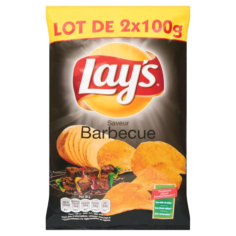 Chips Barbecue 2x100g - Lay's