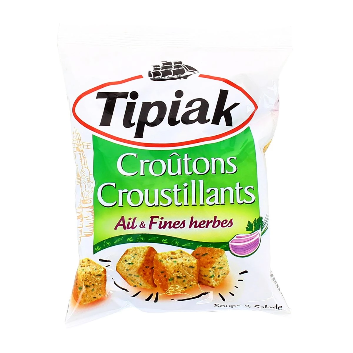 Croûtons CroustilLants Ail & Fines Herbes, 100g - TIPIAK