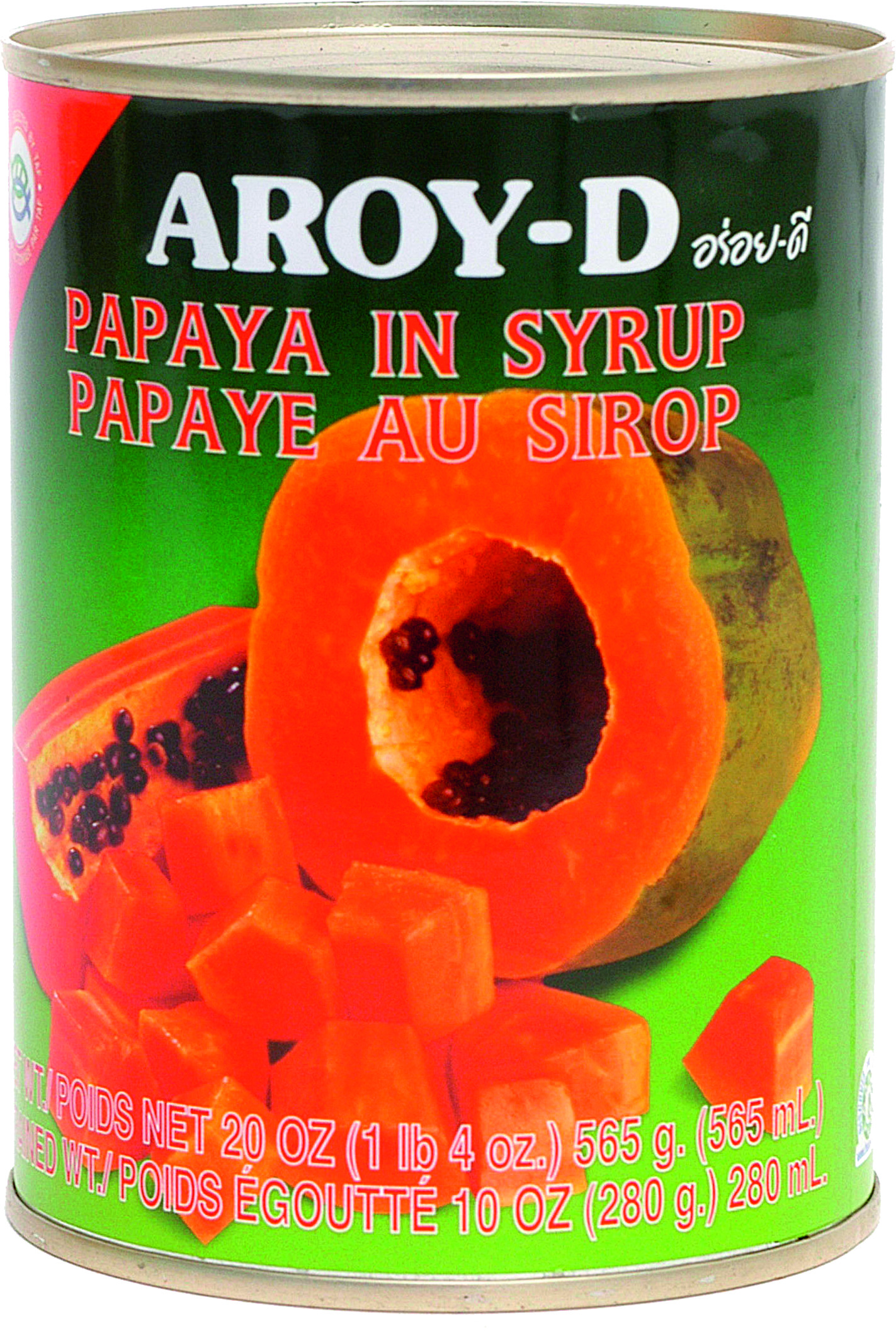 Папайя в сиропе 24 X 565 гр - Aroy-d