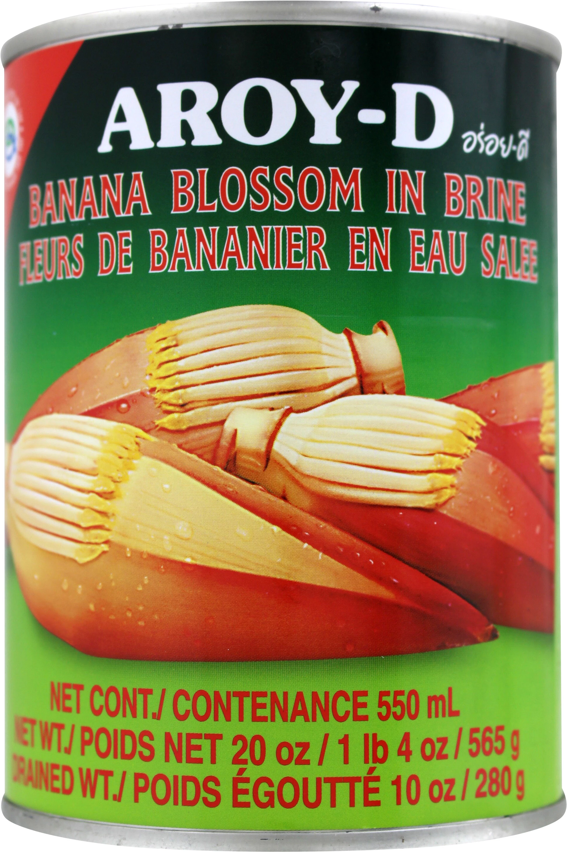 Flor de Bananeira Em Água Salgada 24 X 565 Gr - Aroy-d