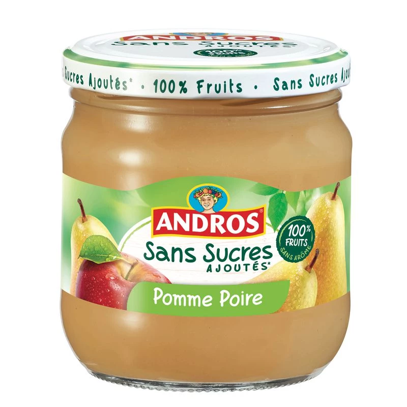 Compote pomme/poire 410g - ANDROS