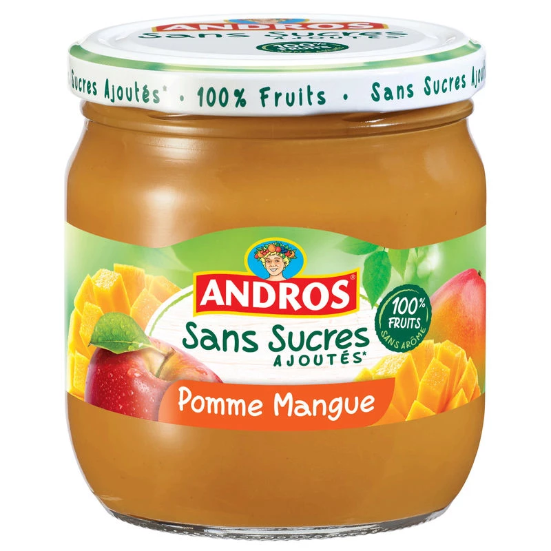 Compote de pomme/mangue 410g - ANDROS