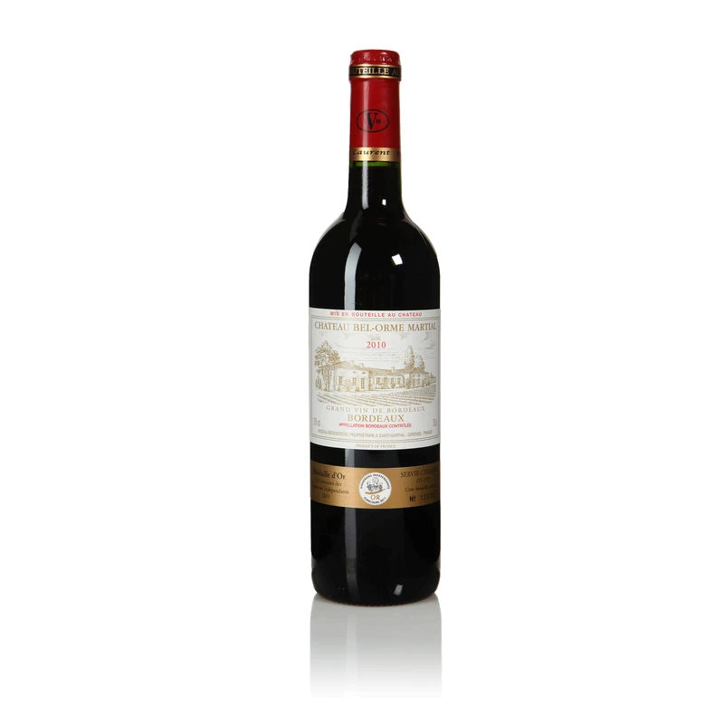Vin Rouge de Bordeaux, 12,5°, 75cl - CHATEAU BEL-ORME MARTIAL