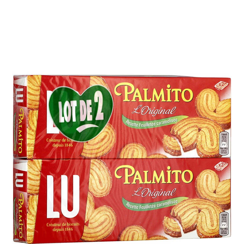 Biscoitos Palmito 2x100g - LU