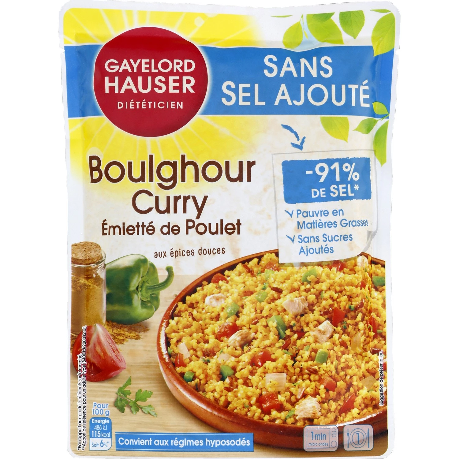 Gh Boulgour Curry Ss Sel 250g