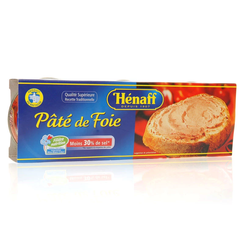 Pate Foie 3x78g Henaff