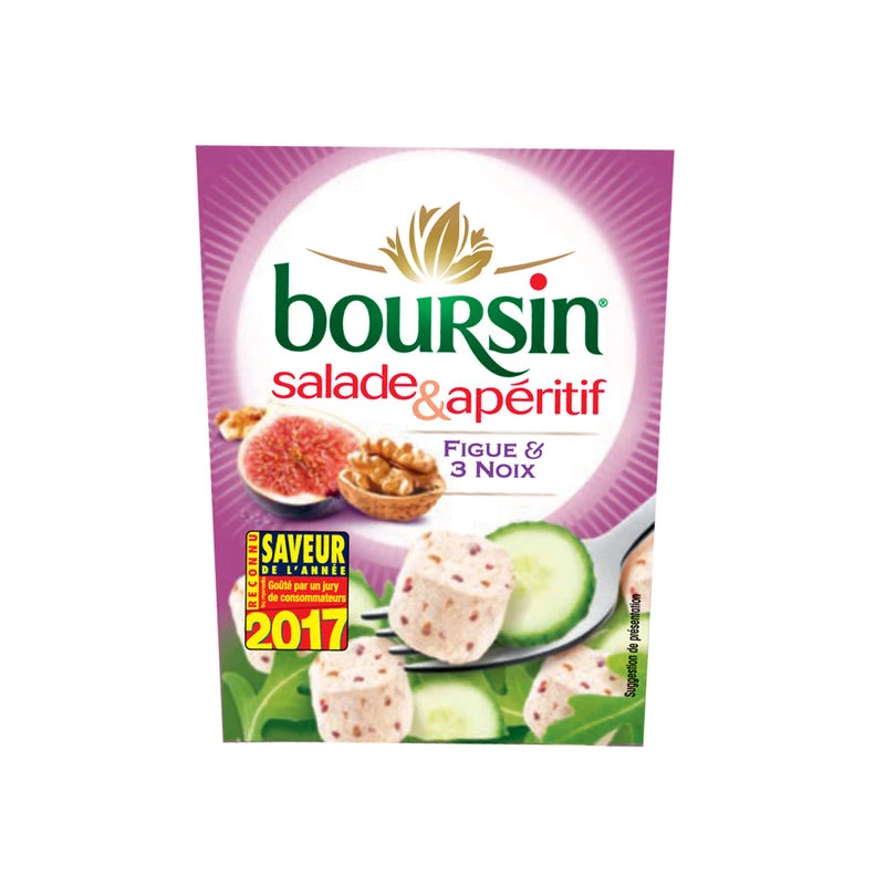 Fromage Boursin Salade Figue/noix 120g - BOURSIN