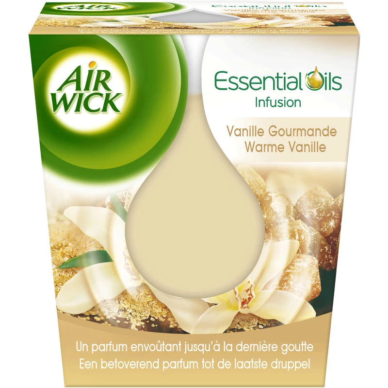 Vela perfumada de vainilla con aceites esenciales - AIR WICK