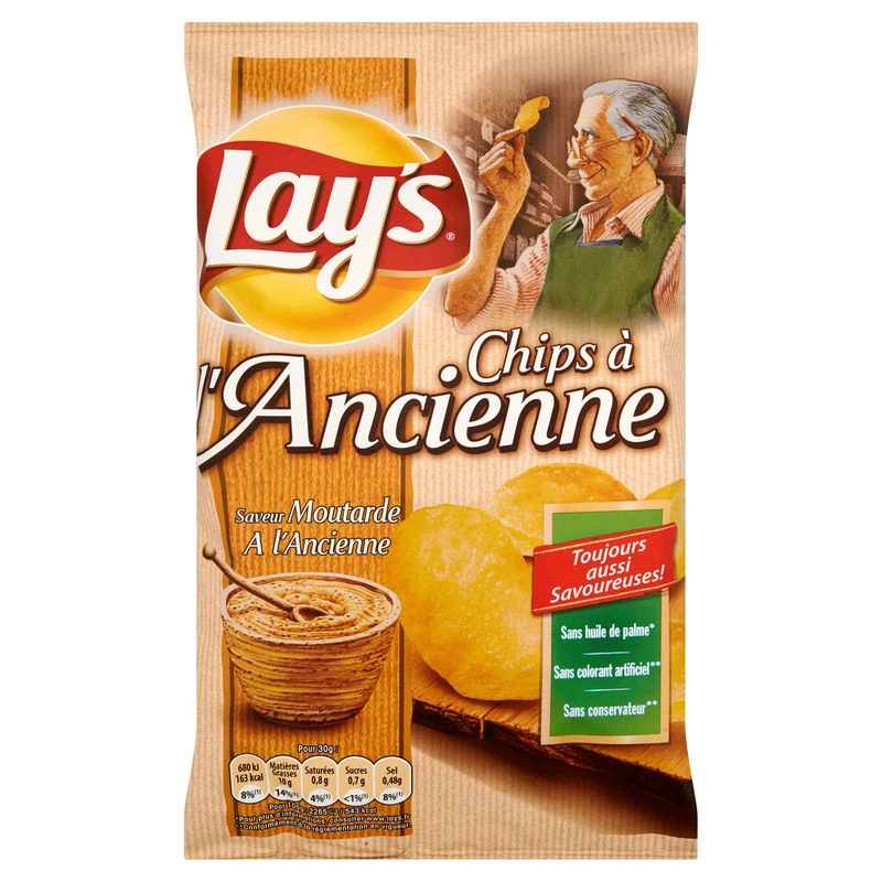 Chips à l'Ancienne Saveur Moutarde - LAY'S
