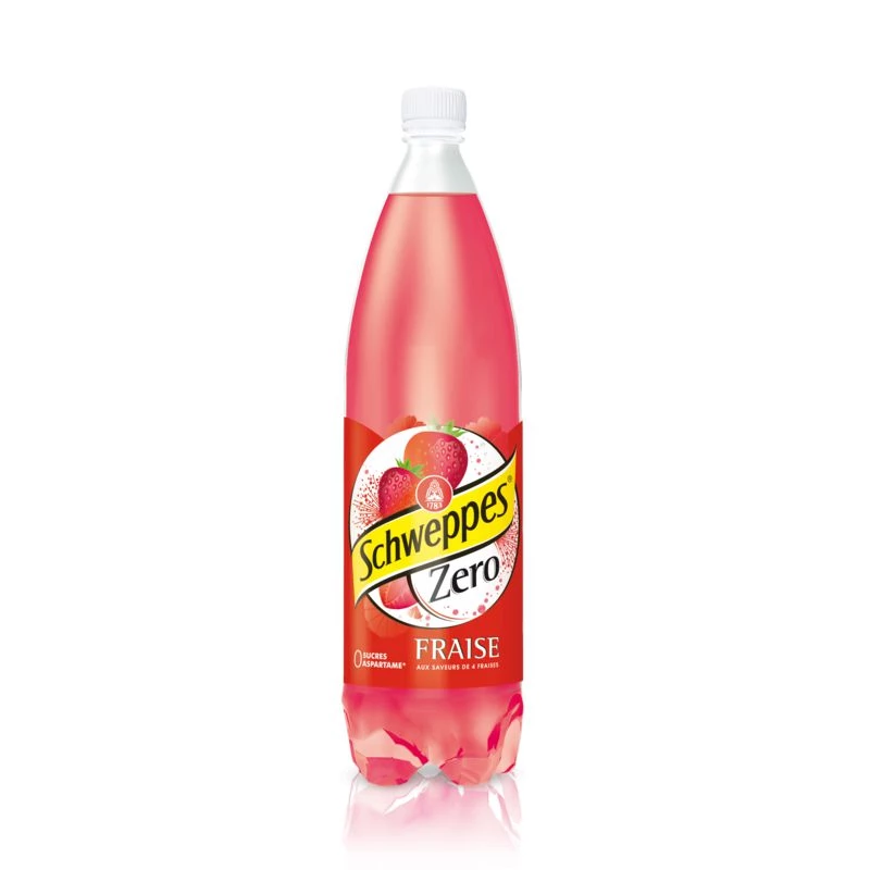 Soda fraise zéro 1,5L - SCHWEPPES
