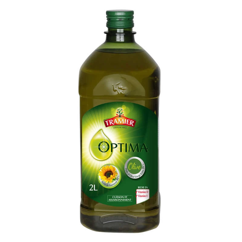 Huile Optima Huile d'Olive; 2L - TRAMIER