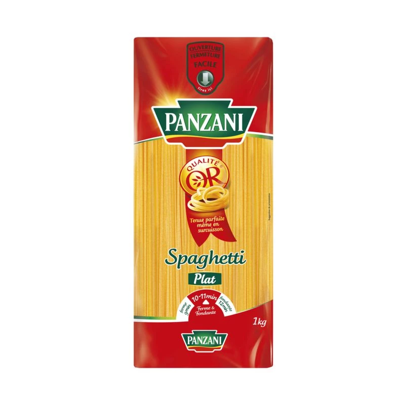 Pasta Espagueti Plana, 1kg - PANZANI