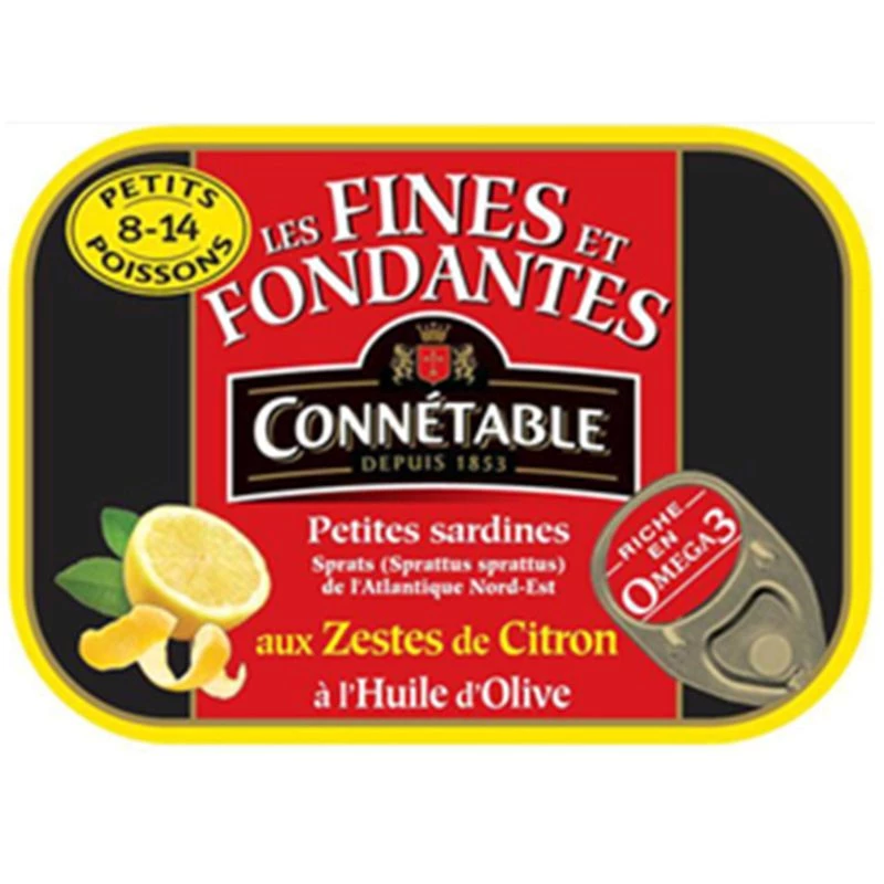 Sardines Fines Et Fond.citron