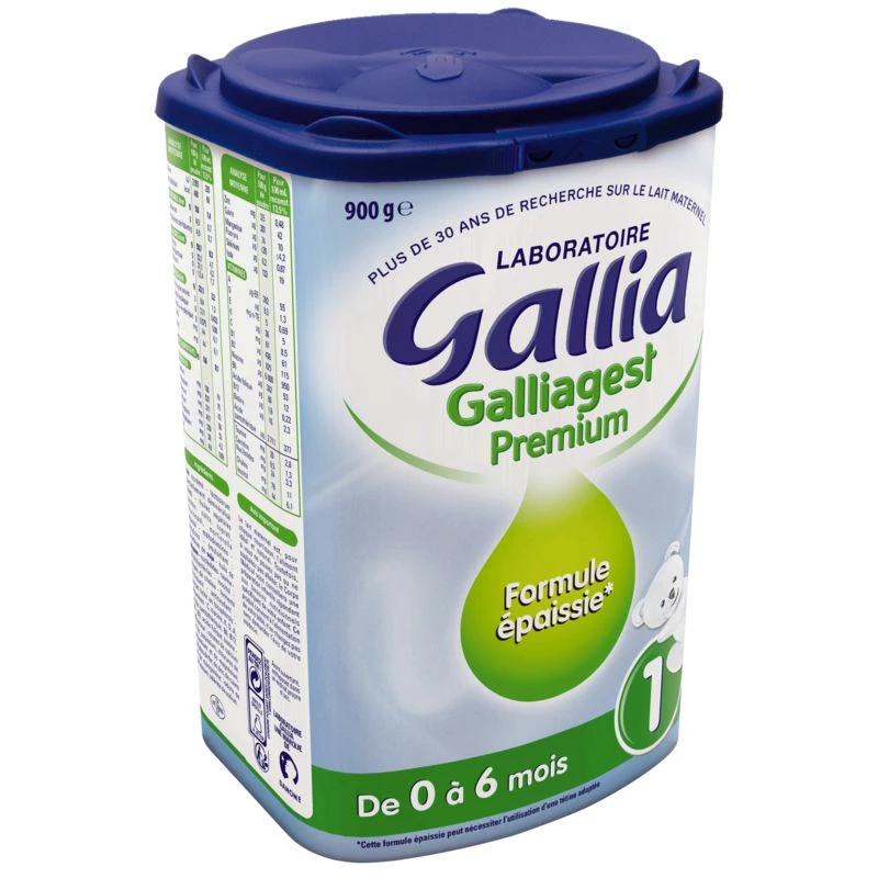Lait en poudre Galliagest 1er âge 900g - GALLIA