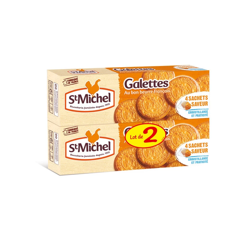 Galettes au beurre 2x130g - ST MICHEL