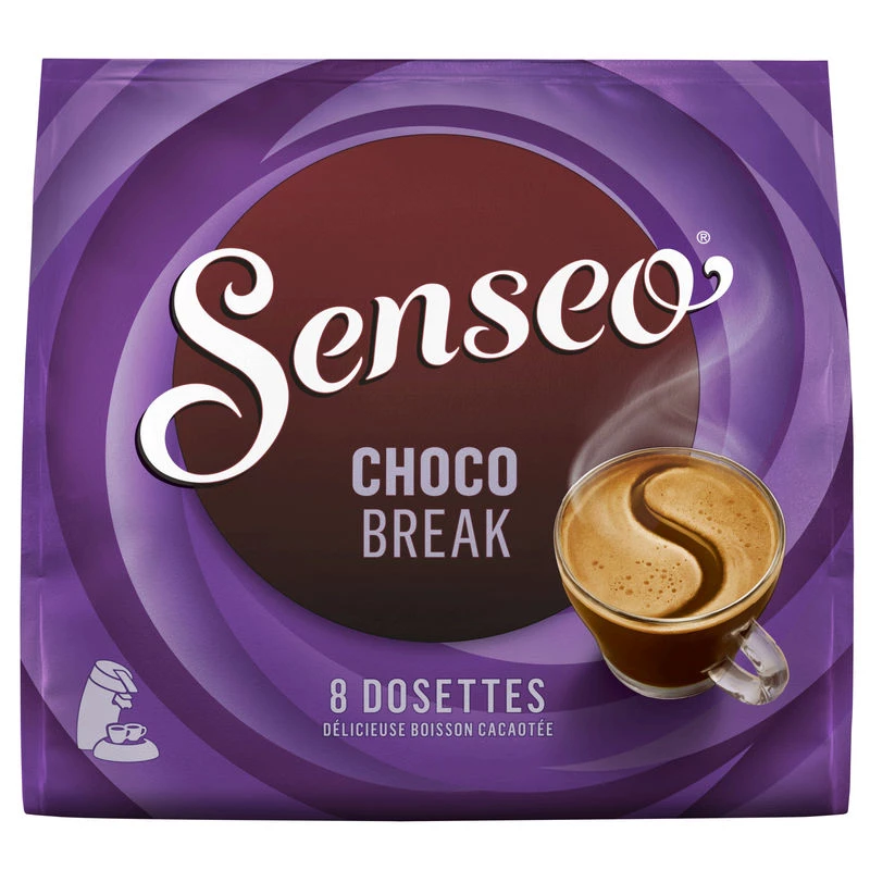 Café choco break x8 dosettes 106g - SENSEO