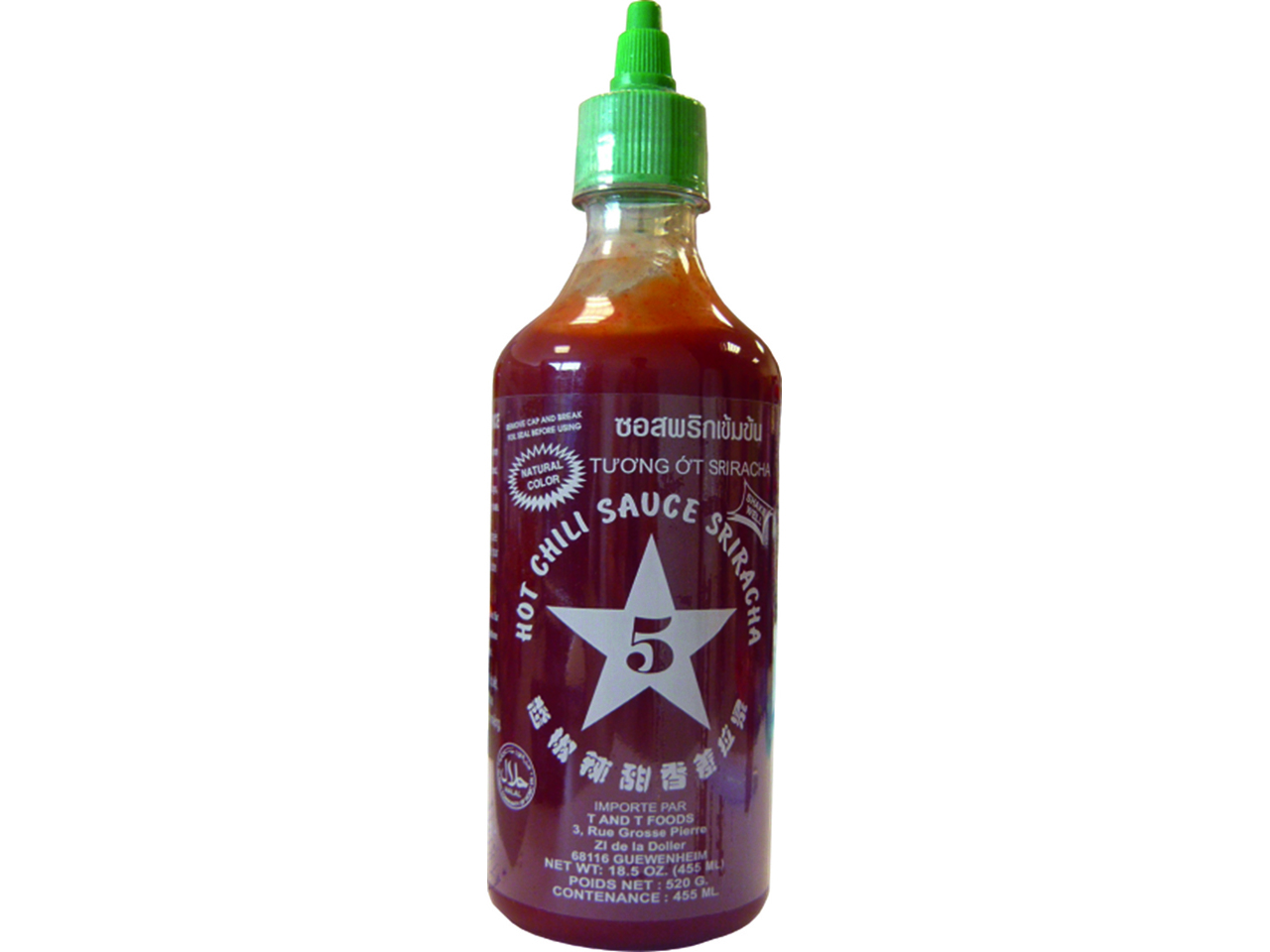 Sauce De Piment Sriracha 455ml - Etoiles