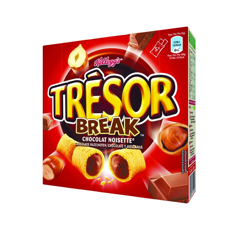 Tresor Break Choc Nois 5x26g