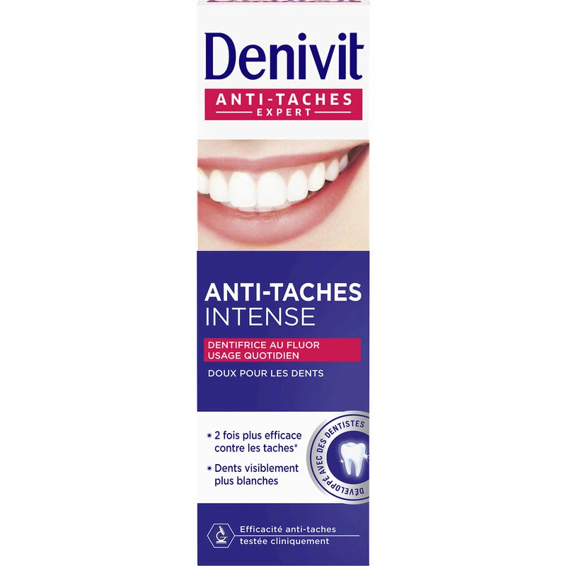 Pasta de dentes anti-manchas intensa 50ml - DENIVIT