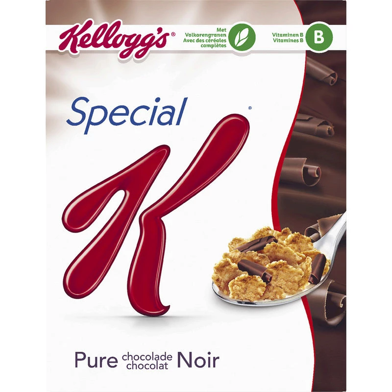 special K feuilles de chocolat noir 550g - KELLOGG'S