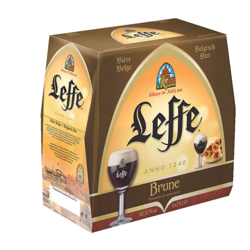 Biere Leffe Brune 6d5 6x25cl