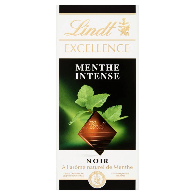 Excellence Noir Menthe Intense Tablette 100 G - LINDT