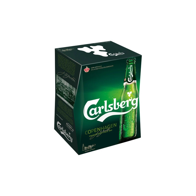 Bière blonde Copenhagen 6x25cl - Carlsberg