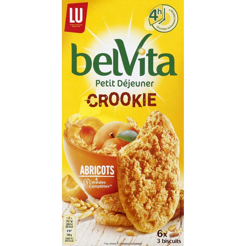 Belvita crookie abricots/ céréales 300g - BELVITA