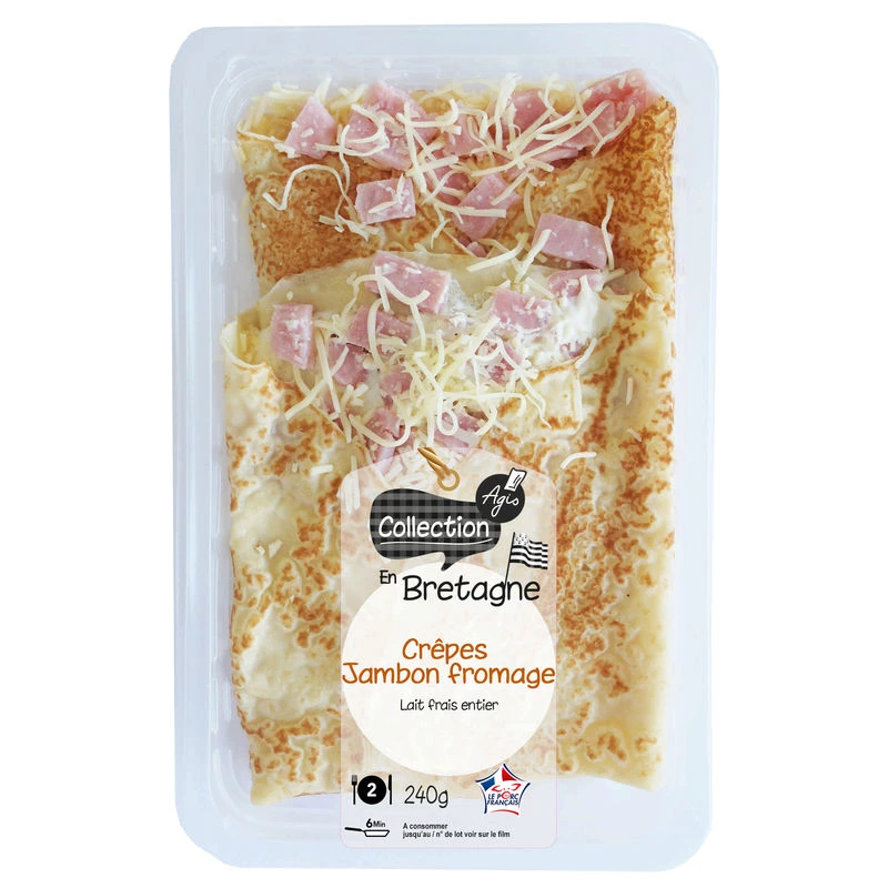 Crepe Jambon Fromage 140gx2