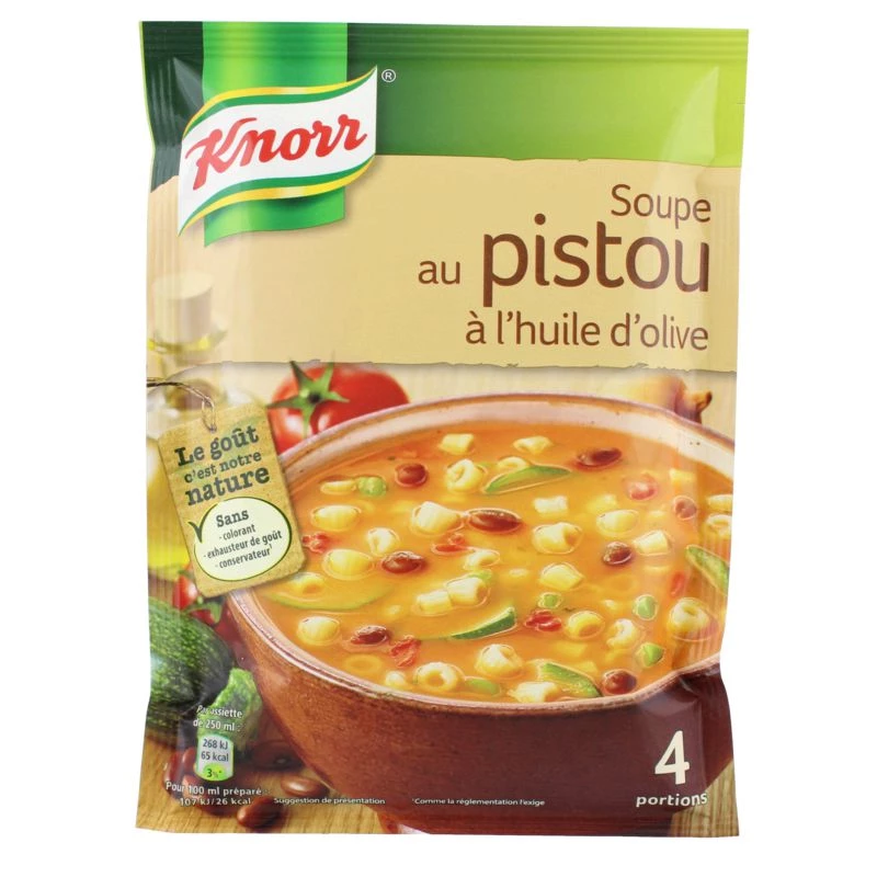 Pistou-Suppe mit Olivenöl, 90g - KNORR