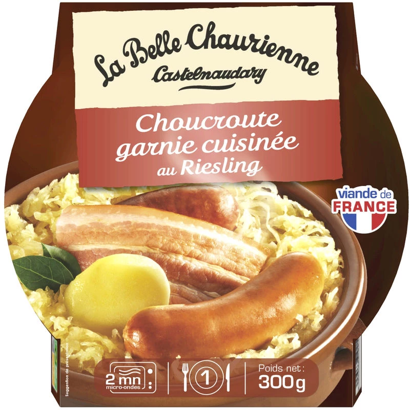 Choucroute Au Riesling  300g - LA BELLE CHAURIENNE