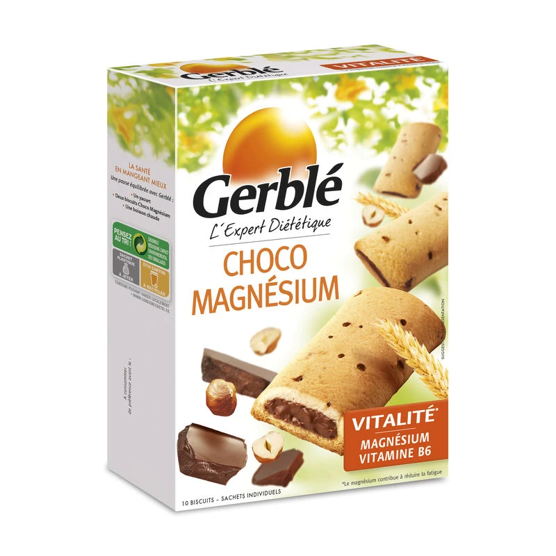 Biscuit chocco/magnésium 200g - GERBLE