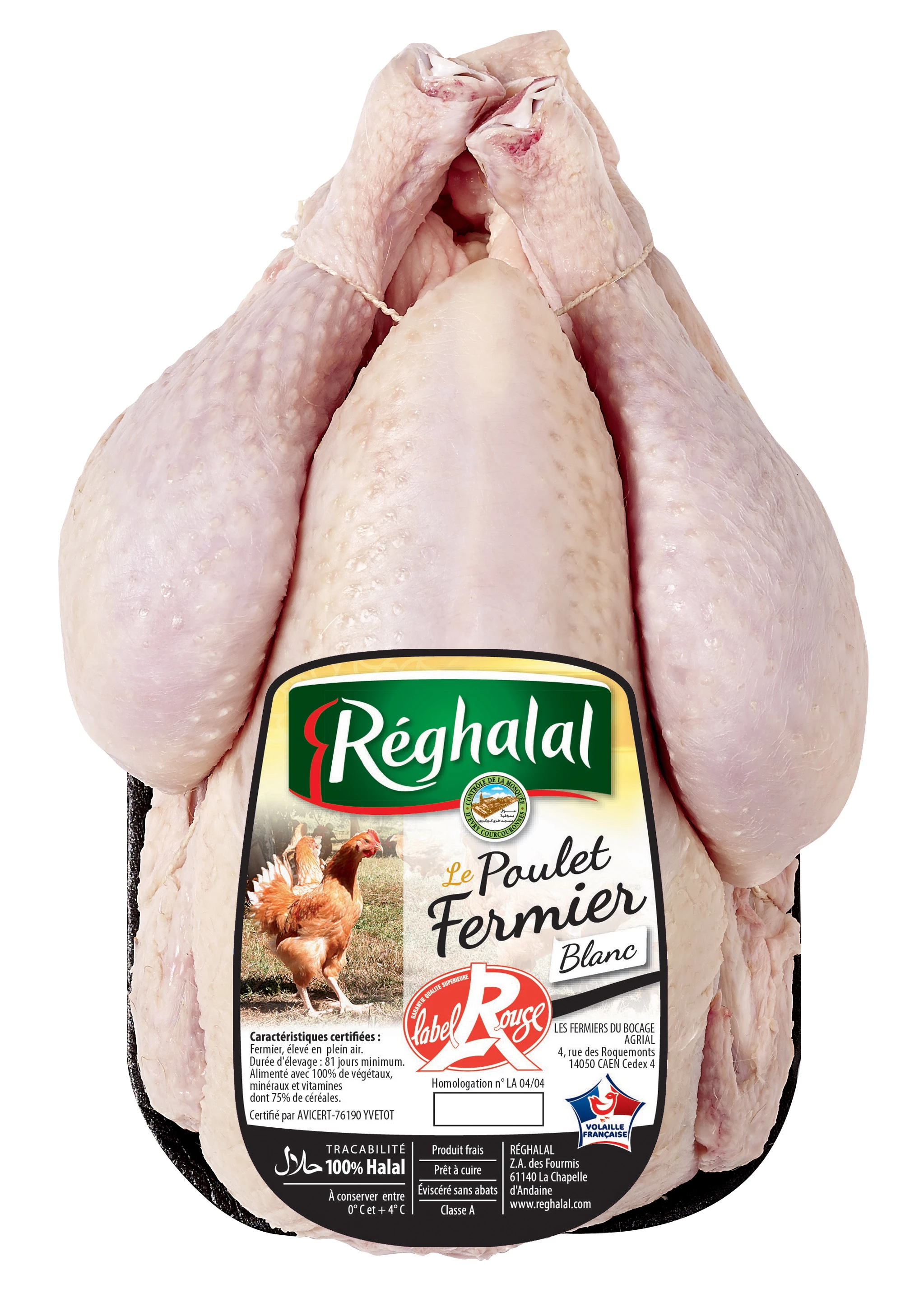 Halal Poulet Ferm Bl 1 368kg E