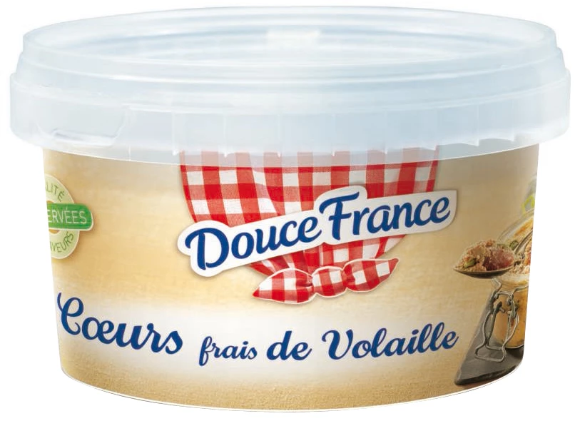 Coeurs  Frais de Volaille, 300g - DOUCE France