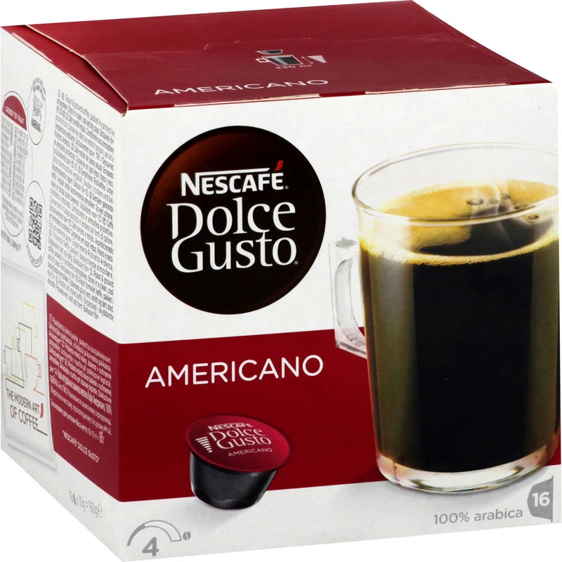 Café americano x16 capsules 160g - NESCAFÉ DOLCE GUSTO
