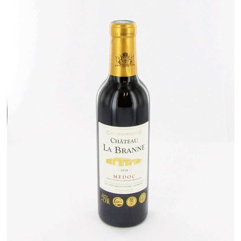 Vin Rouge Medoc, 12,5°, 37,5cl - CHÂTEAU DE LA BRANNE